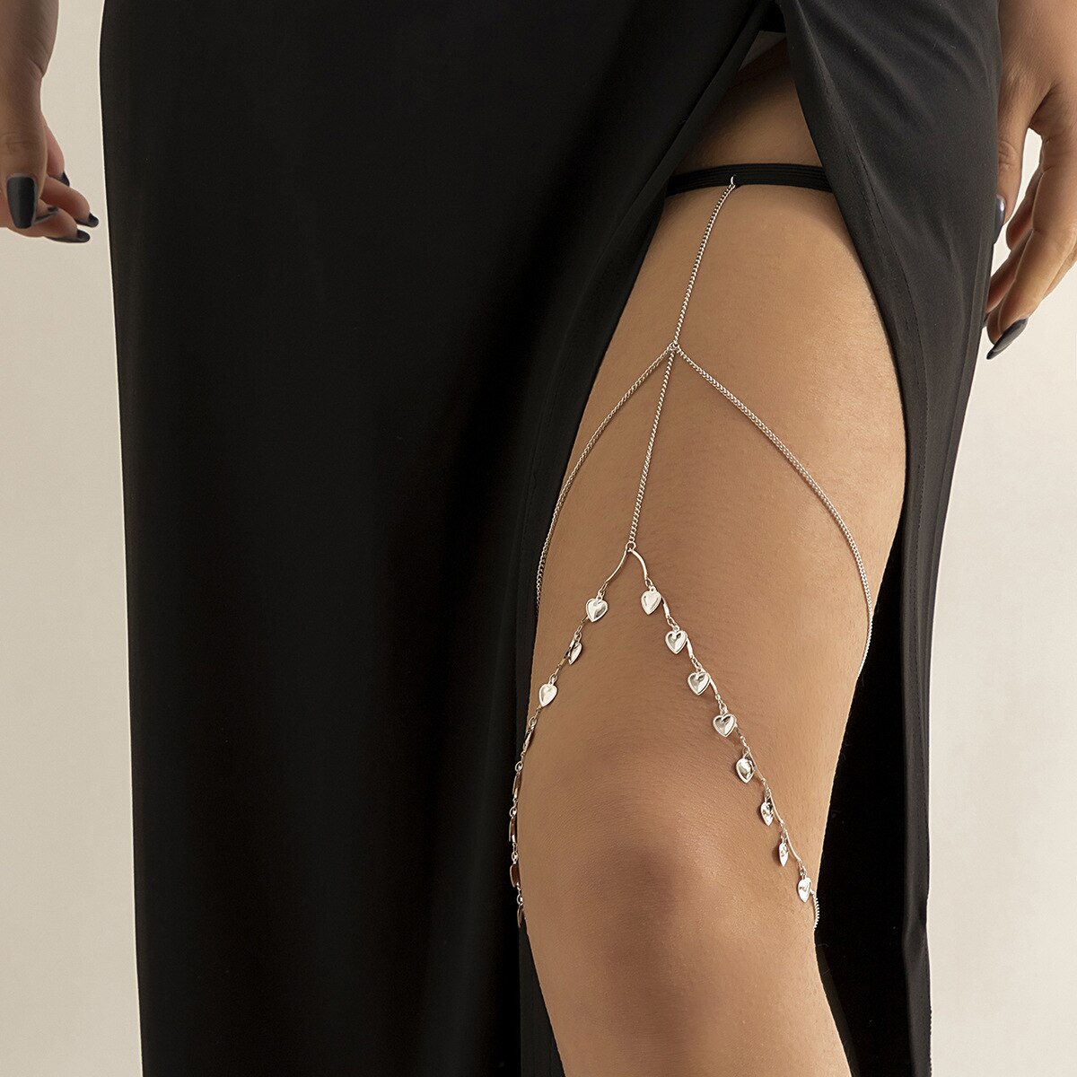 Cadenas joya para muslo