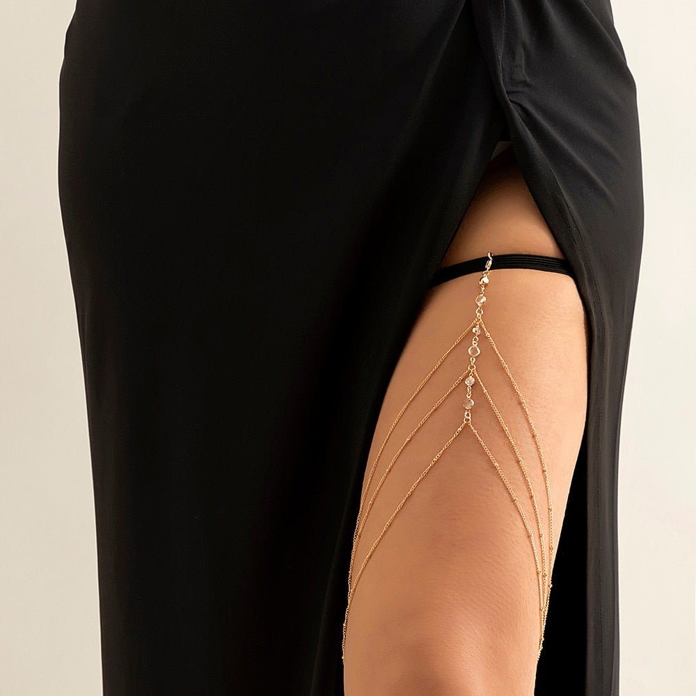 Cadenas joya para muslo